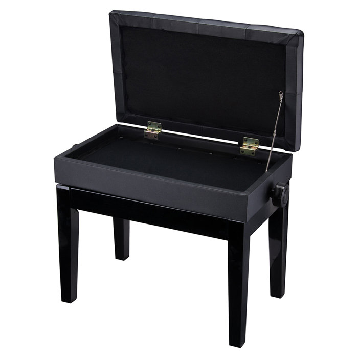 Red Barrel Studio® Elmedin Faux Leather Flip Top Storage Bench & Reviews Wayfair